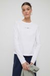 Бавовняний лонгслів Tommy Jeans колір білий (3577491)