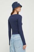 Лонгслів Tommy Jeans жіночий колір синій