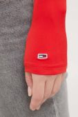лонгслів Tommy Jeans жіночий колір червоний
