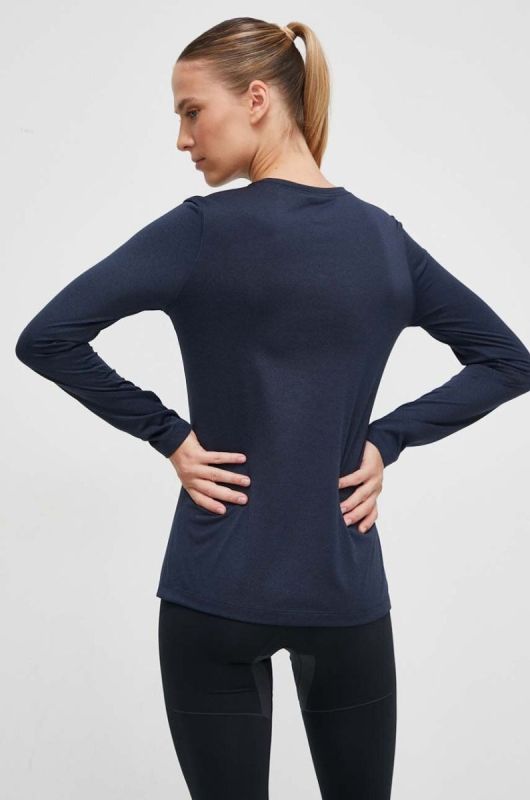 Спортивний лонгслів Jack Wolfskin Sky Thermal колір синій фото 2