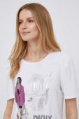 Футболка Dkny жіночий колір білий (3473599)