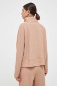 Кофта Dkny жіноча колір коричневий однотонна (3408221)