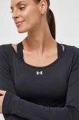 Лонгслів для тренувань Under Armour колір чорний