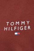 Лонгслів лаунж Tommy Hilfiger колір коричневий