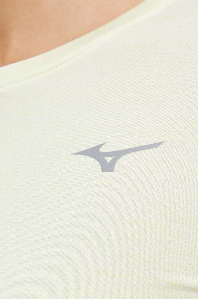 Лонгслів до бігу Mizuno Impulse Core колір жовтий фото 5