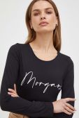 Лонгслів Morgan жіночий колір чорний