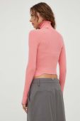 Лонгслів Remain жіночий колір рожевий гольф