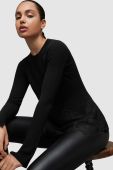 Лонгслів AllSaints MILLY жіночий колір чорний