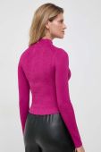 Светр MICHAEL Michael Kors жіночий колір рожевий півгольф