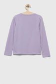 Дитячий лонгслів Guess колір фіолетовий (3296572)
