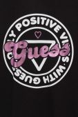 Дитячий лонгслів Guess колір чорний (3338135)