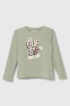 Дитячий лонгслів Guess колір зелений (3362647)