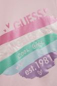Дитячий лонгслів Guess колір рожевий (3324735) Дитячий лонгслів Guess колір рожевий (3324735)