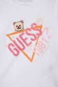 Дитячий лонгслів Guess колір білий (3433986) Дитячий лонгслів Guess колір білий (3433986)