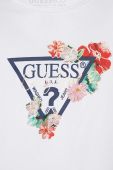 Дитячий лонгслів Guess колір білий (3523172) Дитячий лонгслів Guess колір білий (3523172)