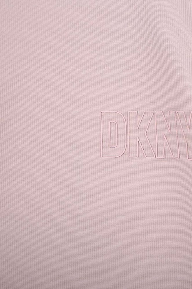 Дитяча футболка Dkny колір фіолетовий (3441741) фото 3