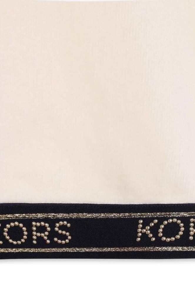 Дитячий лонгслів Michael Kors колір бежевий (3445658) фото 4