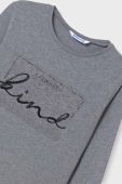 Дитячий лонгслів Mayoral колір сірий (3414385) Дитячий лонгслів Mayoral колір сірий (3414385)