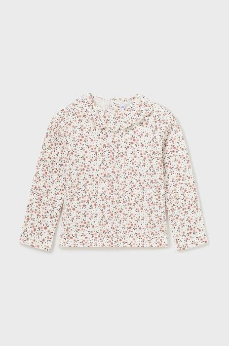 Бавовняний лонгслів для немовлят Mayoral колір рожевий Бавовняний лонгслів для немовлят Mayoral колір рожевий