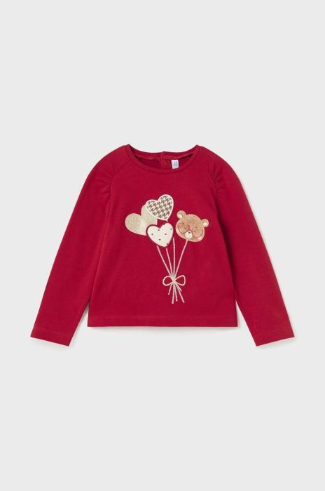 Лонгслів для немовлят Mayoral колір червоний (3428365) Лонгслів для немовлят Mayoral колір червоний (3428365)