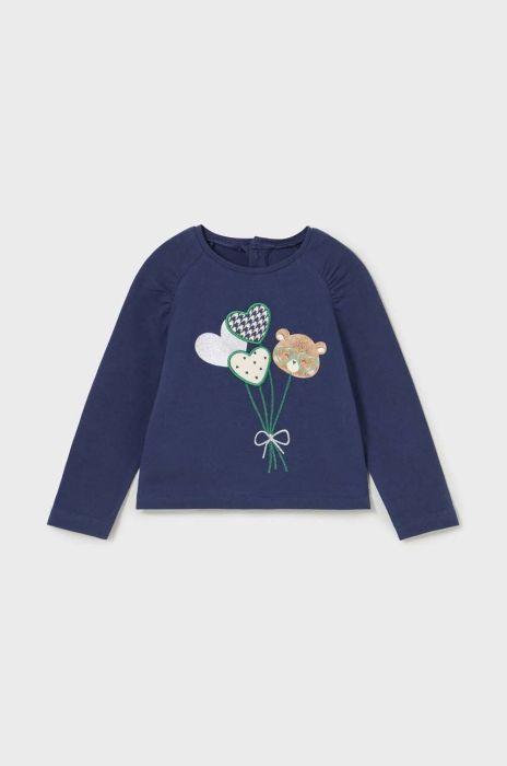 Лонгслів для немовлят Mayoral колір синій (3428378) Лонгслів для немовлят Mayoral колір синій (3428378)