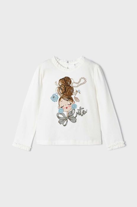 Дитячий лонгслів Mayoral колір блакитний (3414465) Дитячий лонгслів Mayoral колір блакитний (3414465)