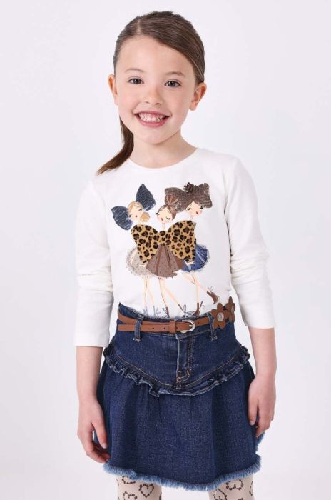 Дитячий лонгслів Mayoral колір блакитний (3414489) Дитячий лонгслів Mayoral колір блакитний (3414489)