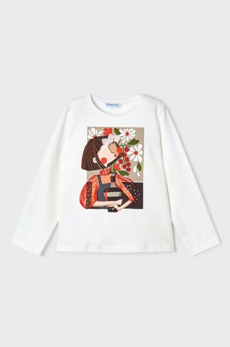 Дитячий лонгслів Mayoral колір червоний (3414561) Дитячий лонгслів Mayoral колір червоний (3414561)