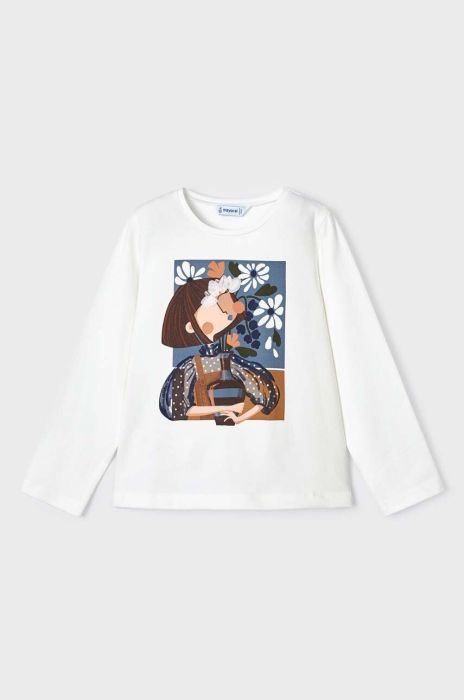 Дитячий лонгслів Mayoral колір блакитний (3414569) Дитячий лонгслів Mayoral колір блакитний (3414569)