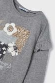 Дитячий лонгслів Mayoral колір сірий (3414577)