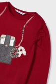 Дитячий лонгслів Mayoral колір червоний (3414650) Дитячий лонгслів Mayoral колір червоний (3414650)
