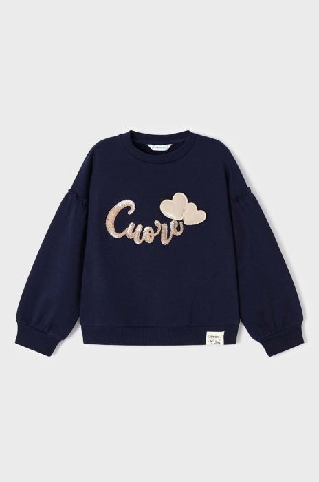 Дитячий лонгслів Mayoral колір синій (3414739) Дитячий лонгслів Mayoral колір синій (3414739)