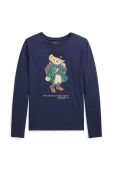 Дитячий лонгслів Polo Ralph Lauren колір синій (3625017)