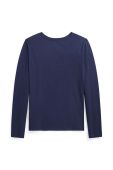 Дитячий лонгслів Polo Ralph Lauren колір синій (3625017)