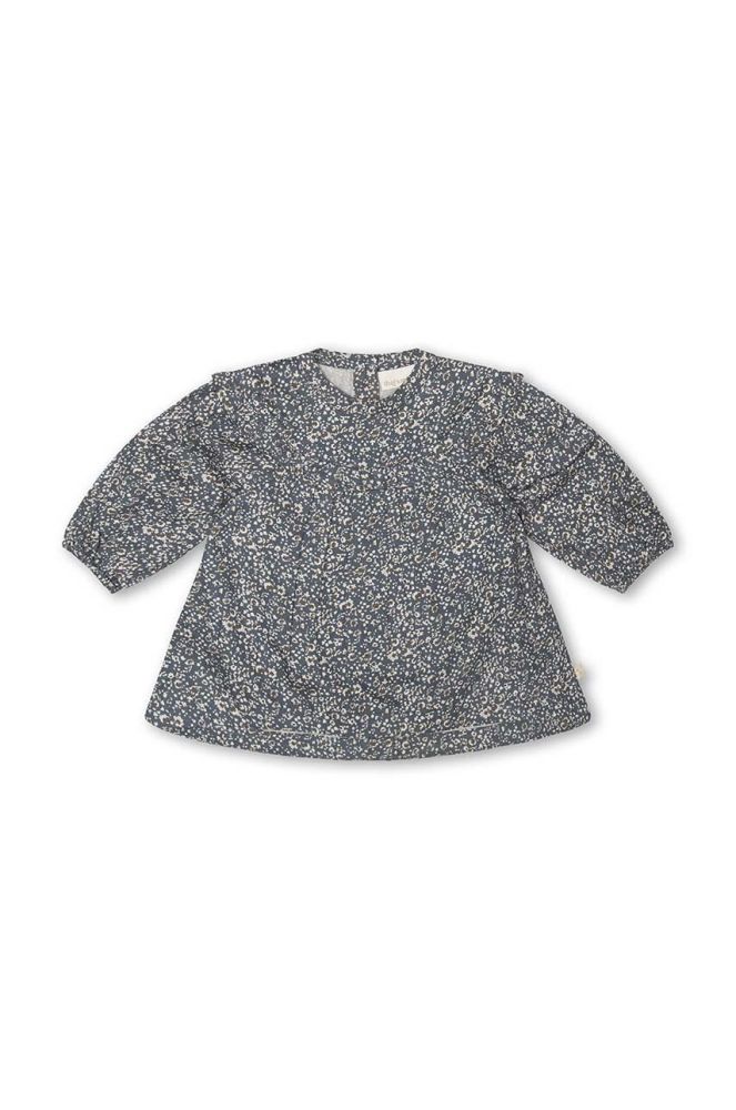 Дитяча бавовняна блузка That's mine 024861 Santu Shirt візерунок колір блакитний