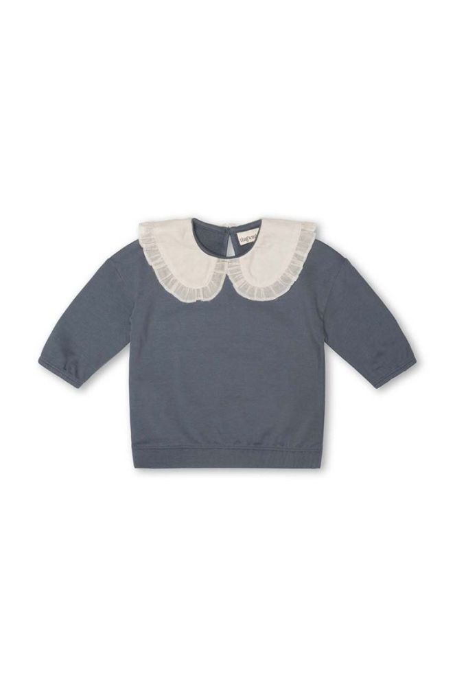 Блузка для немовлят That's mine 031871 Alberte Blouse колір синій однотонна фото 2