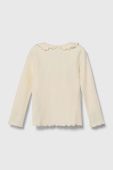 Дитячий лонгслів United Colors of Benetton колір бежевий (3388495)