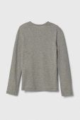 Дитячий лонгслів United Colors of Benetton колір сірий (3390830)