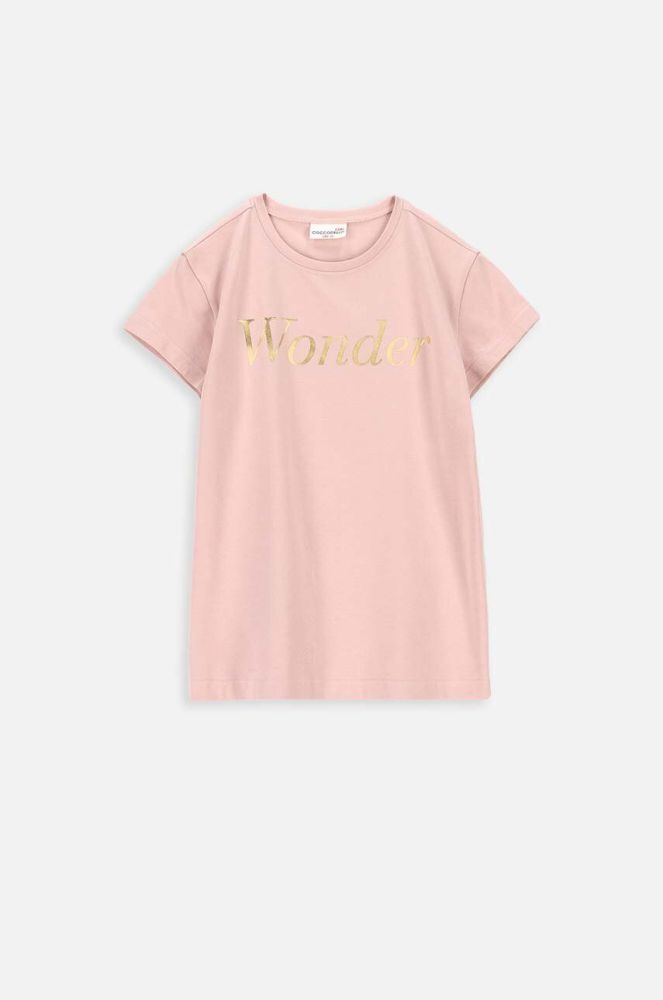 Дитяча футболка Coccodrillo колір рожевий (3506876)