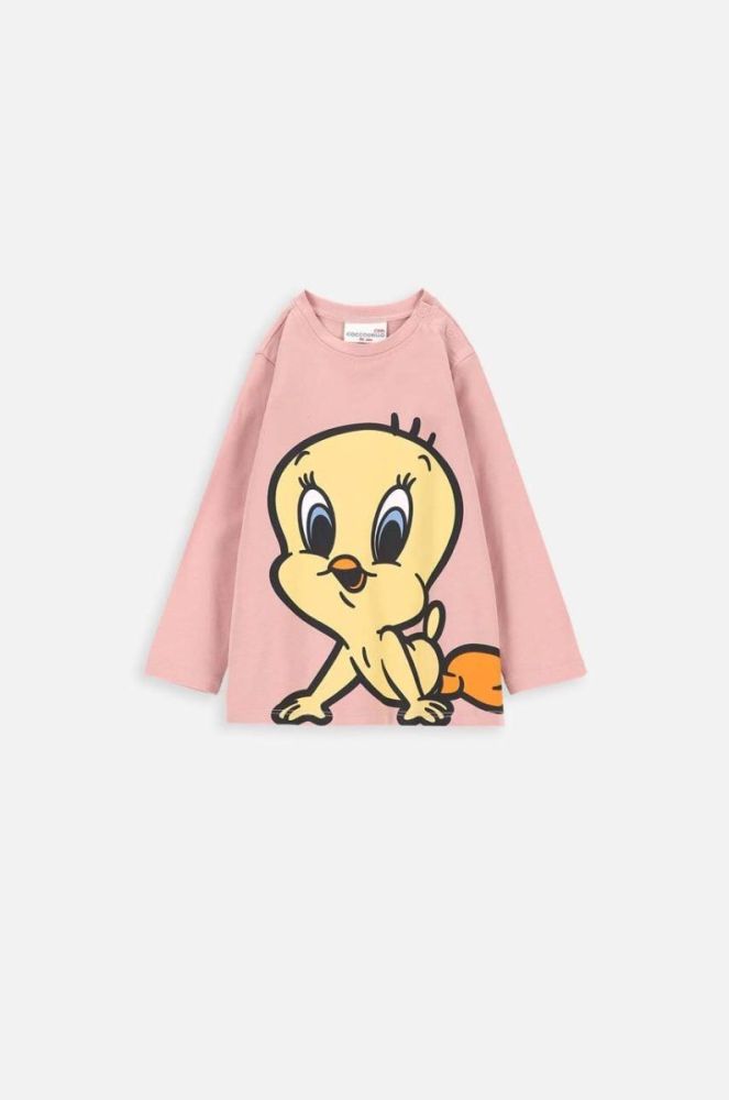 Лонгслів для немовлят Coccodrillo x Disney колір рожевий фото 2