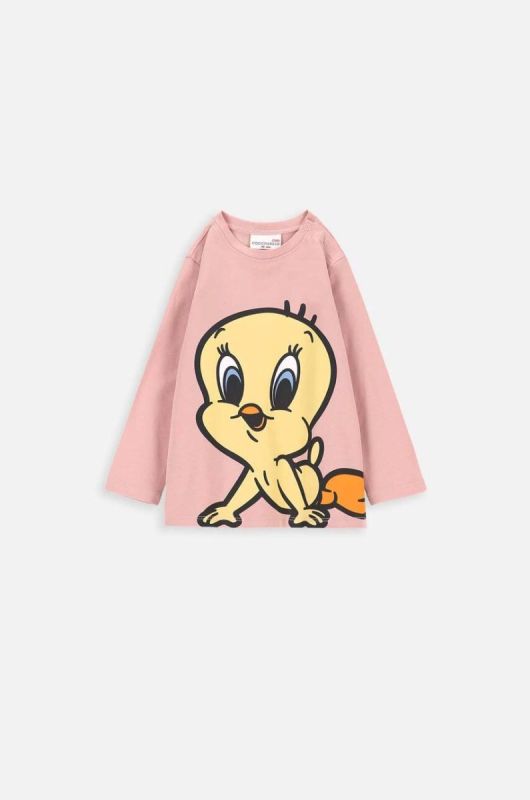 Лонгслів для немовлят Coccodrillo x Disney колір рожевий фото 2