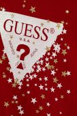 Лонгслів для немовлят Guess колір червоний Лонгслів для немовлят Guess колір червоний