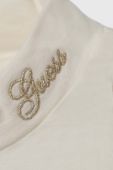 Дитячий лонгслів Guess колір бежевий (3523189)