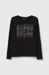 Дитячий лонгслів Guess колір чорний (3567112)