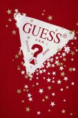 Дитячий лонгслів Guess колір червоний (3571062) Дитячий лонгслів Guess колір червоний (3571062)