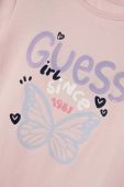Дитячий лонгслів Guess колір рожевий (3625034) Дитячий лонгслів Guess колір рожевий (3625034)