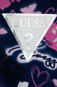 Дитячий лонгслів Guess колір фіолетовий (3629392)