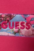 Дитяча бавовняна кофта Guess колір рожевий з аплікацією (3567138)