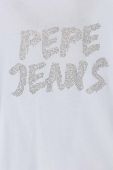 Дитячий бавовняний лонгслів Pepe Jeans колір білий (3428634) Дитячий бавовняний лонгслів Pepe Jeans колір білий (3428634)