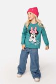Дитячий лонгслів Coccodrillo колір зелений (3634519)